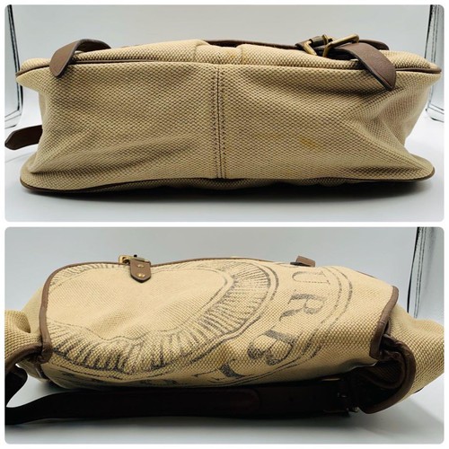 BURBERRY Shoulder Bag Purse 2way Canvas Leather Brown Beige Authentic - Picture 22 of 24