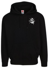 Sepultura Heavy Metal Band Men's Black Zip Hoodie