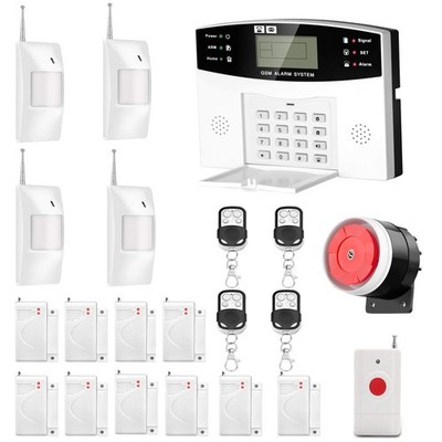 Security Alarm System 99+7 Zone Auto Dial 3/4G GSM SMS Home Burglar Security ...