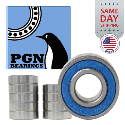 #ad #ad 10 6203 2RS Premium Rubber Seal Ball Bearing C3 EMQ 17x40x12 6203 2RS 6203rs $16.45