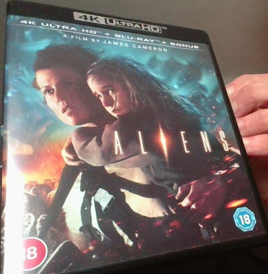 ALIENS 4K UHD Dir James Cameron Horror Action Sequel 18 cert 3 Discs ...