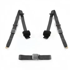 JP Wrangler 1987-96 Airplane 3pt CH Retract Bench Seat Kit-3 Blts  