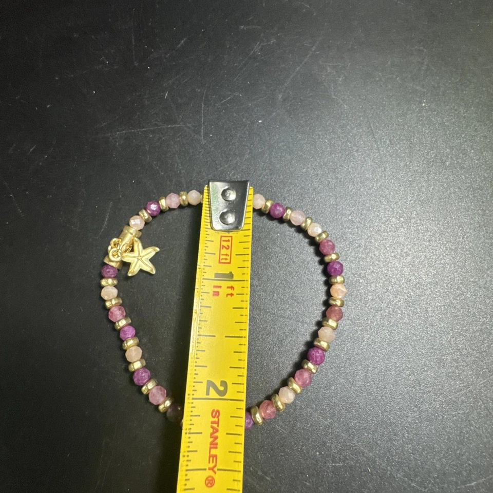 Spartina 449 Calm Waters Stretch Bracelet Sunstone Starfish Sea Nautical Ocean - Image 4 of 4