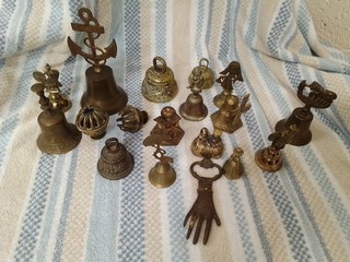 Joblot Brass Pieces X 18. Mainly Bells