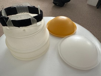 Gary Fong Lightsphere Collapsible + two dome caps (orange & white)Used