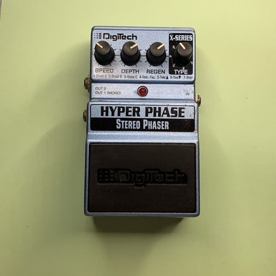 DigiTech X Series HYPER PHASE Stereo Phaser. Durable Construction. Used/ Works.