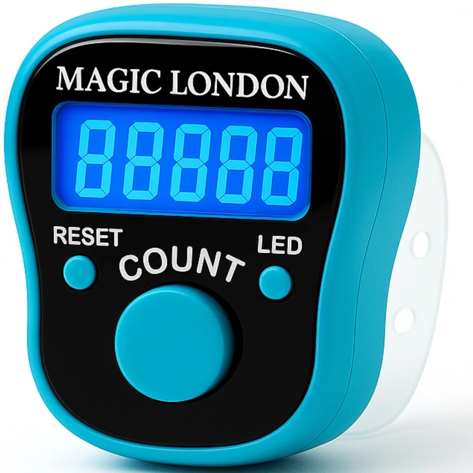 Offerta Ramadan LED Anello Dito Digitale Contabile Contabile Contatore Fila Maglia - Immagine 4 di 4