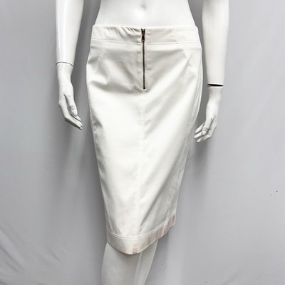 Tom Ford Skirt White Needs TLC Needs To Be Dyed Size 44