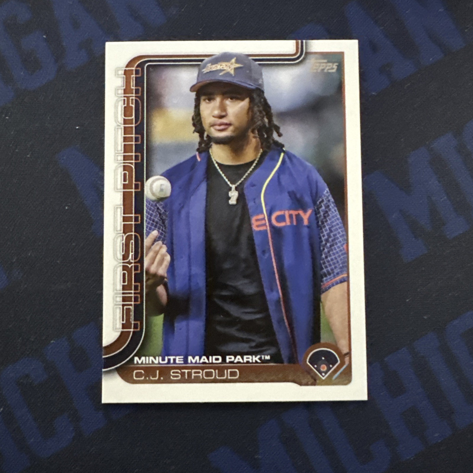 2025 Topps First Pitch CJ Stroud FP-10 Astros Texans SP