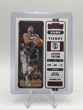 2022 JAYSON TATUM Panini Contenders Game Ticket RED PARALLEL #10 Celtics ☘️☘️☘️