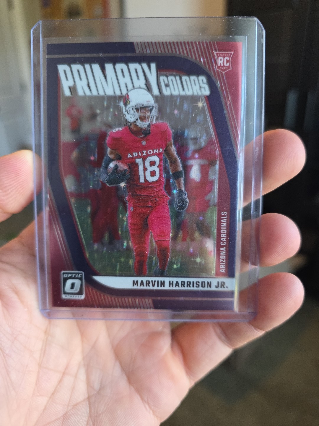 2024 Donruss Optic Primary Colors Marvin Harrison Jr. Purple Stars 3/25