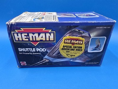 1989 He-Man Shuttle Pod MOTU New Adventures Mattel Sealed Rare Vehicle