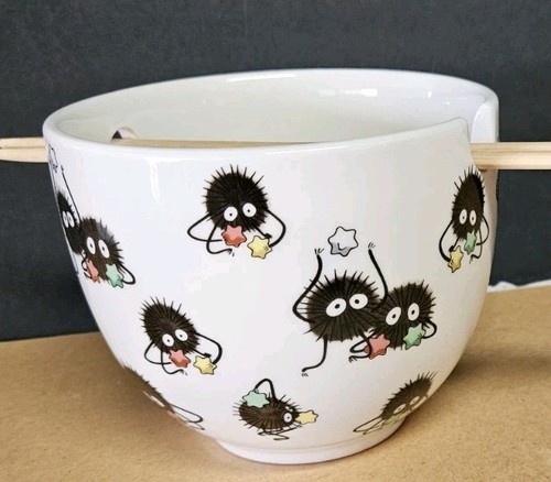 Studio Ghibli Spirited Away Soot Sprite Keramik Ramen Schale Stern Süßigkeiten NEUWERTIG