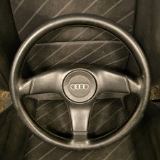 Audi 80 90 Coupe B3 B4 3 Spoke Steering Wheel Black Leather Nardi Audi 80 90 Coupe B3 B4 3 Spoke Steering Wheel Black Leather Nardi