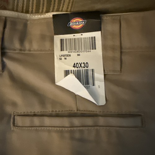 Dickies Cargo Pants Mens Khaki 40x30 Premium Industrial LP2372 - Picture 2 of 7
