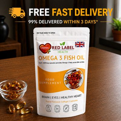 Omega 3 Fischöl Kapseln 1000mg | Peruanische Sardellen | Weichgel Kapseln