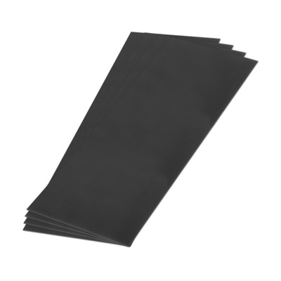 ABS Kunststoffplatte 36'' x 12'' x 0,06'' ABS Styrolplatten schwarz 4 Stück