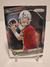 Panini Prizm 2025 Cam Miller Rookie #362 Las Vegas Raiders Football Card. rookie card picture