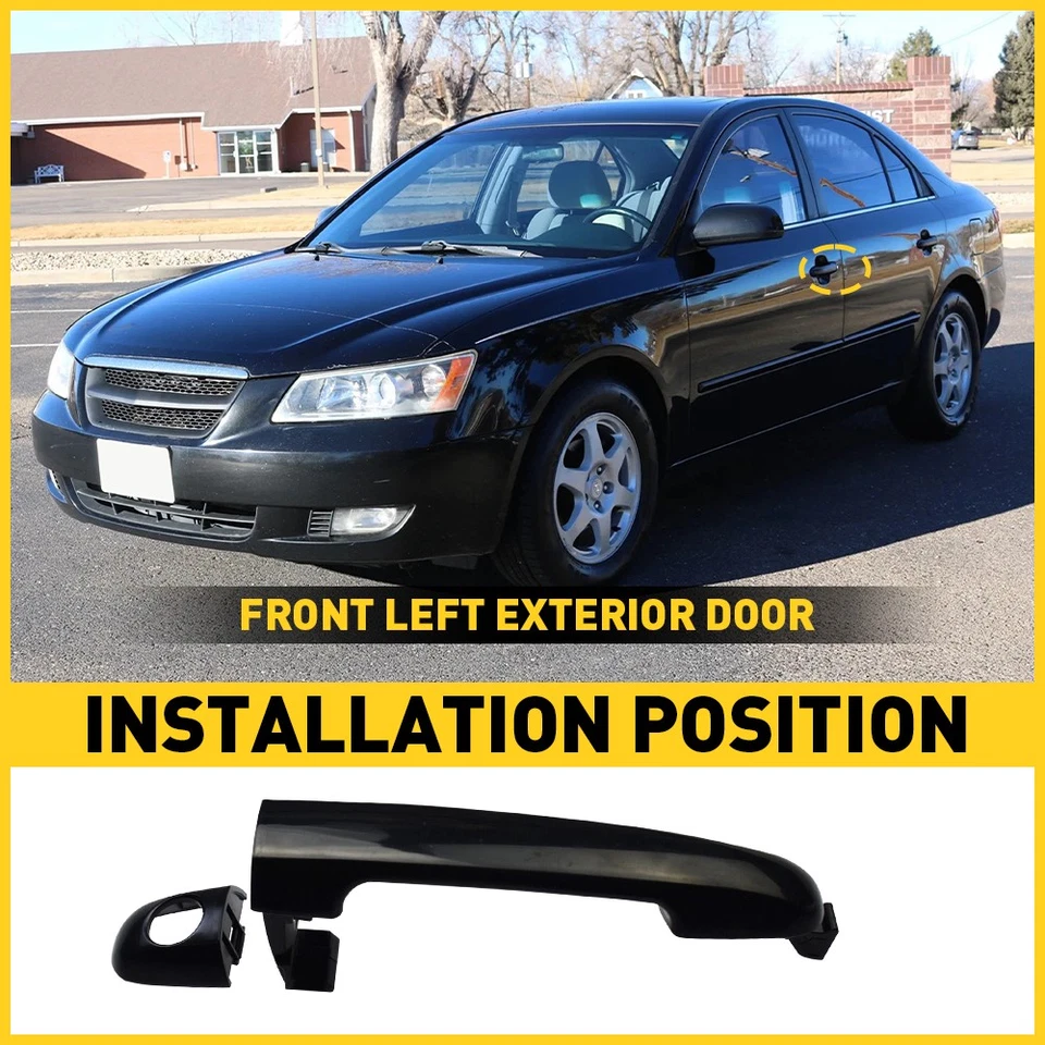 Manija de puerta exterior izquierda conductor delantero para Hyundai Sonata 2006-2010 826523K000 Foto 3 de 4