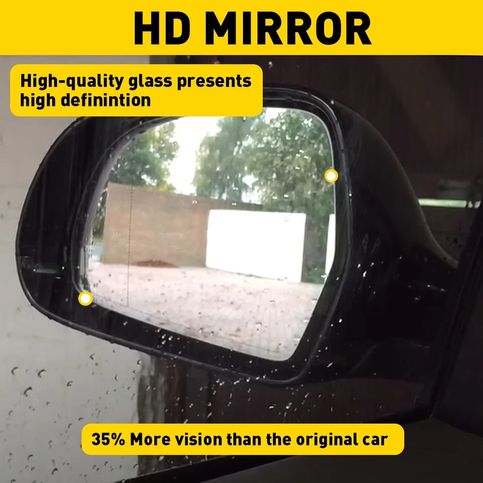 Mirror Glass w/ Heated Backing Left Driver Right Side Passenger LH for Audi A5 A - Image 4 of 4