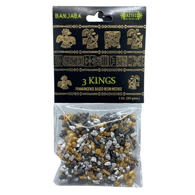 Banjara Räucherharz 3 Kings 1x30g Räucherwerk indische Duftmischung 1x 30 Gramm