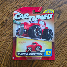Mga Cartuned Series 6 1932 Ford 32 3 Window Coupe 03 Red Diecast Nib Mga Cartuned Series 6 1932 Ford 32 3 Window Coupe 03 Red Diecast Nib