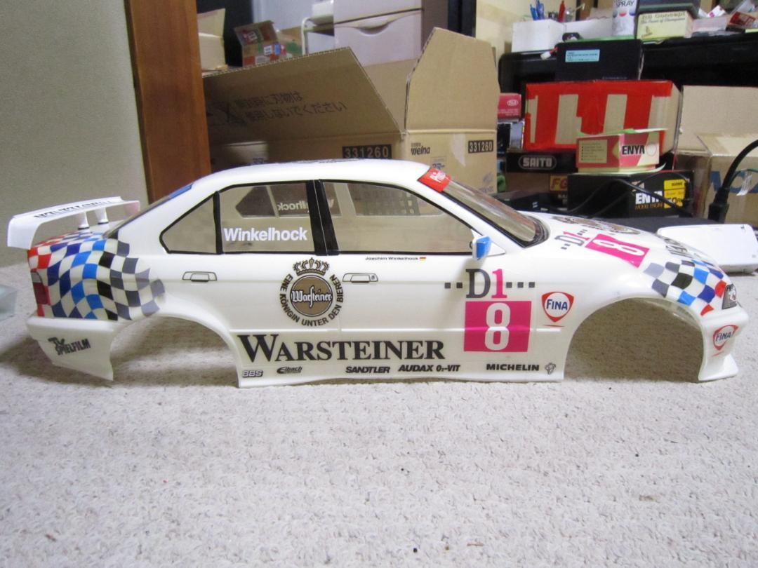 1/10 Bmw 318I Stw E36 Body Shell Set Tamiya Rc Car Clear