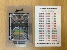 Legends Card Grading Centering Tool with Cleaning Cloth Kit Material for PSA - B