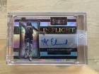 2021-22 Panini Select ANTHONY EDWARDS In Flight Silver Auto /299 SSP No. IF-AEW