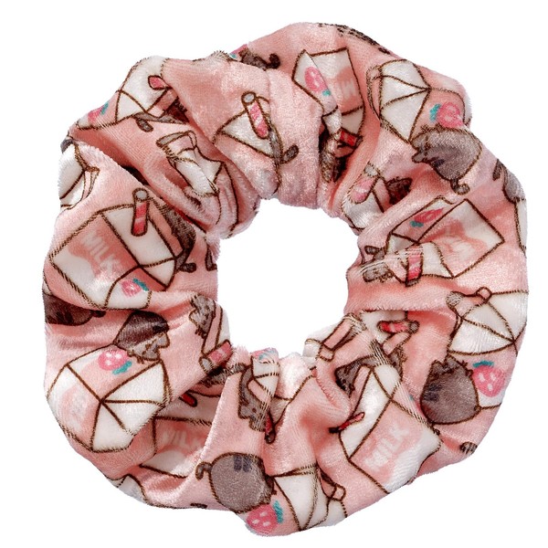 Pusheen - The Cat Strawberry Milk Carton Hair Scrunchie - Pi (Us Import) Acc Neu-image