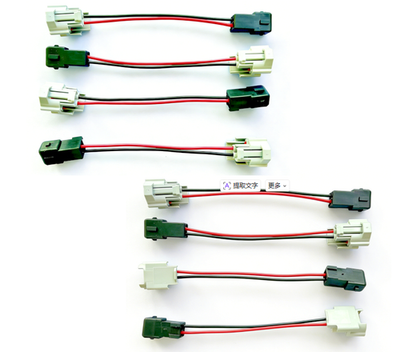 #ad 8pcs Fuel Injector PnP Adapters Harness Wiring for Denso female to EV1 Bosch Jet $19.99