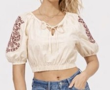 NWT Universal Thread Boho Embroidered Peasant...