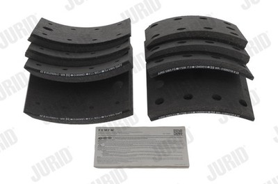 JURID Bremsbelagsatz Trommelbremse 1723805380 538 Schachtel für MERCEDES NG AXOR