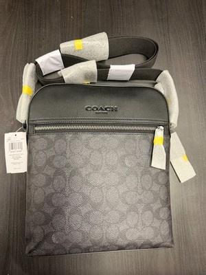 NEW Coach Houston Flight Bag In Signature Canvas CZ398 | eBay