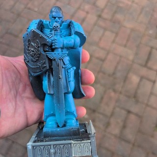 Warhammer 40K Terrain Space Marine Hero Statua Onorato Impero Fuori Produzione (#2020)