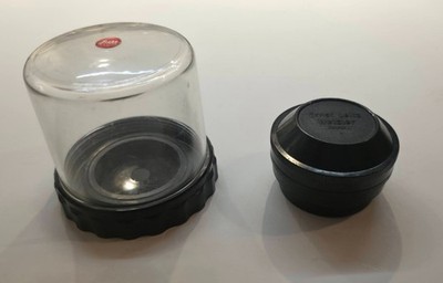 VINTAGE LENS CASES /  E. LEITZ  / SUMMICRON M 50mm + SUMACRON 3.5CM
