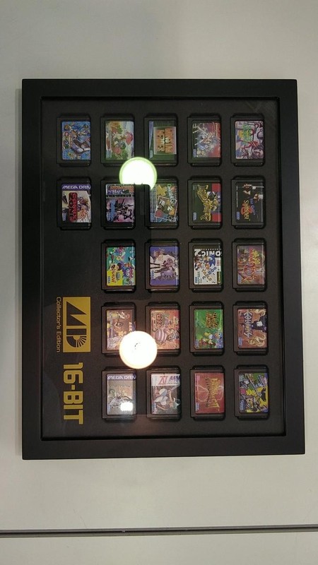 Mega Drive Mini Cartridge Framed Set SEGA