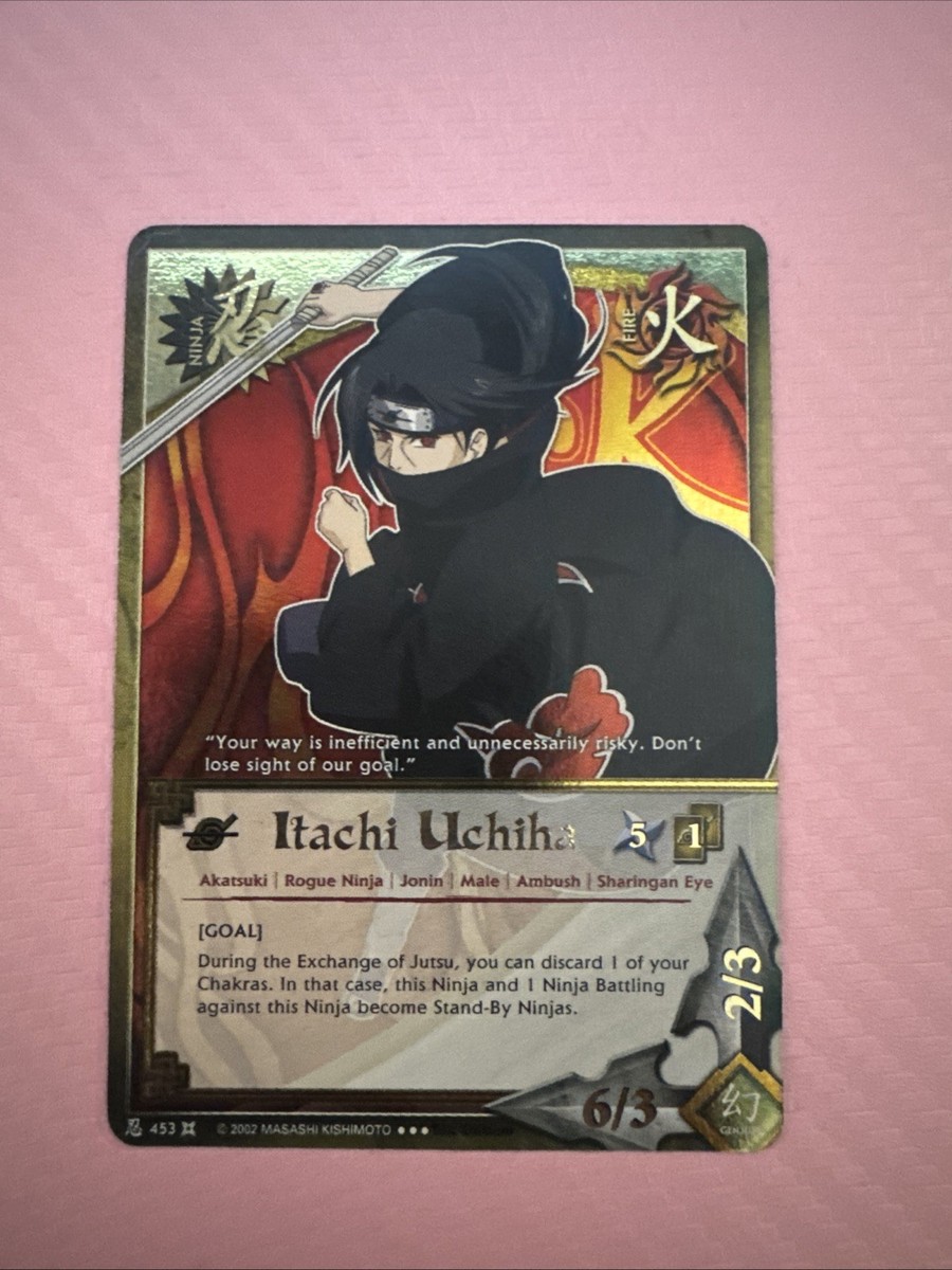 Itachi Uchiha [Goal] 453 Naruto Super Rare Foil Card NM | eBay