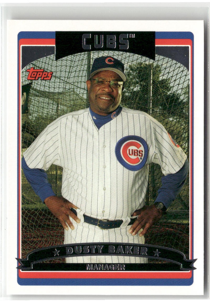 2006 TOPPS #271 DUSTY BAKER CHICAGO CUBS
