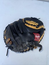 RAWLINGS RCM45BT 10  COWHIDE CATCHER MITT FAST BACK LITE TOE BLACK GLOVE RH .