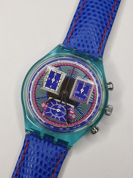 Swatch Chrono Echodeco SCN112 - funktioniert - 37mm