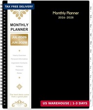 2026-2028 Monthly Planner - 2 Year Monthly Planner 2026-2028 With Tabs, JUL 2026