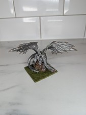 Hand Painted Silver Dragon Miniature 28mm Fantasy Wargaming Figure Diorama