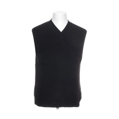 H&M, Pullunder, Größe: M, Schwarz, Polyamid/Polyester/Wolle, Einfarbig #MmD