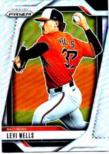 2025 Panini Prizm #68 Levi Wells Silver Prizms