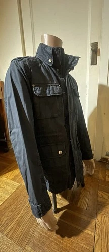 ESPRIT DEAN WINCHESTER SUPERNATURAL INSPIRED JACKET BLACK BLUE M TUCK AWAY HOOD image 5