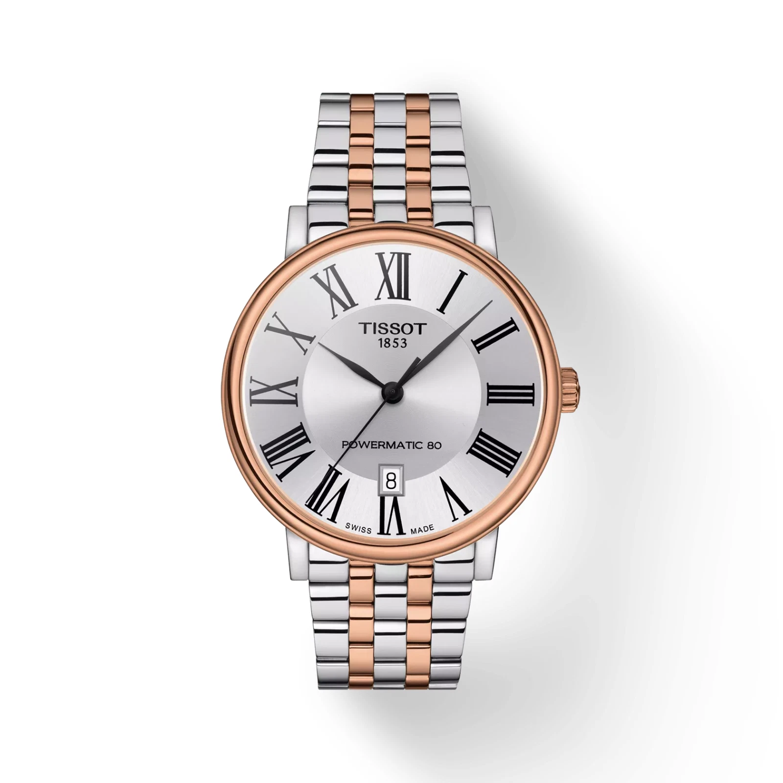 Tissot Carson Premium Powermatic 80 Two-Toned Men's Watch T1224072203300
