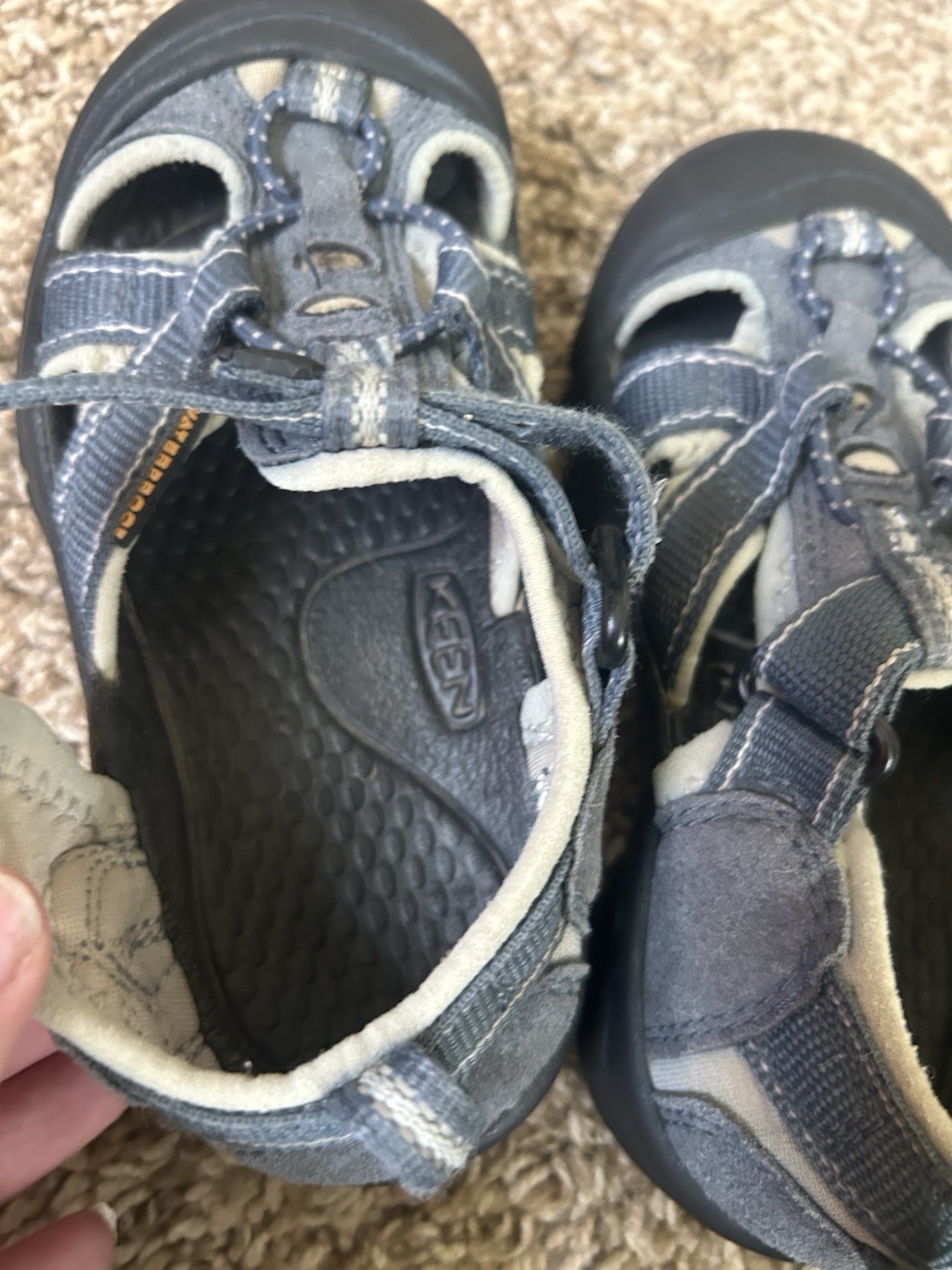 Sandali Keen Venezia H2 bambino 10 blu punta chiusa lavabili escursionismo acqua usati in ottime condizioni