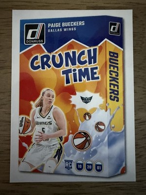 2025 Panini Donruss WNBA Crunch Time Paige Bueckers #19 (RC) Dallas Wings Rookie