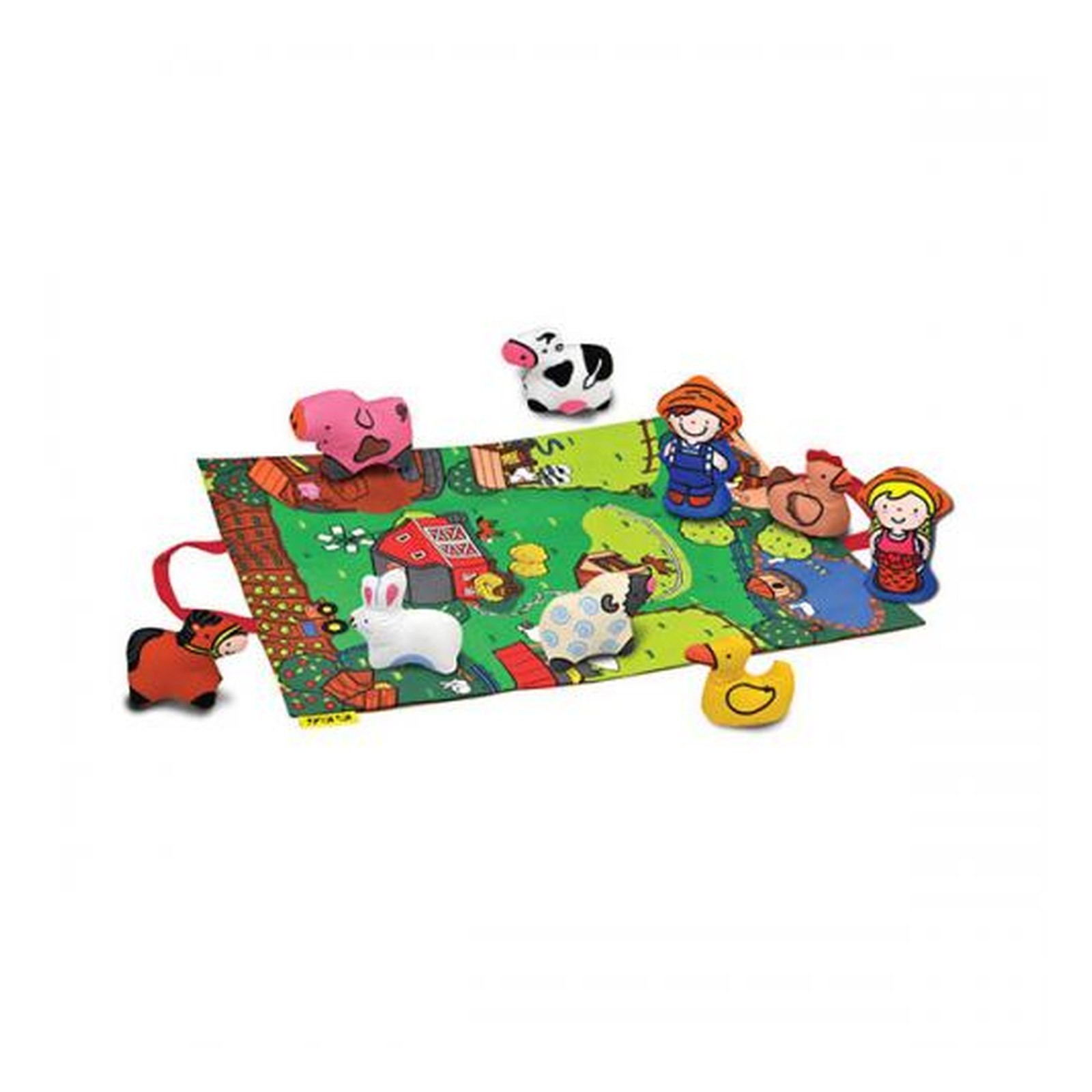 K's Kids 10743 Fabric Play Bag Farm Soft Baby Toy Toddler Infant Learning